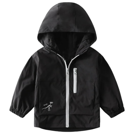 Kiijoy Toddler Boys Fleece Warm Jacket Winter Warm Zip Up Coat Windbreaker Kids Outerwear