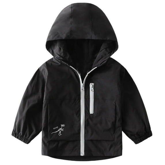 Kiijoy Toddler Boys Fleece Warm Jacket Winter Warm Zip Up Coat Windbreaker Kids Outerwear