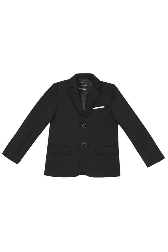 Toddler Boys Formal Blazer Wedding Party Lapel Long Sleeve Suit Jacket, Sizes 2-3