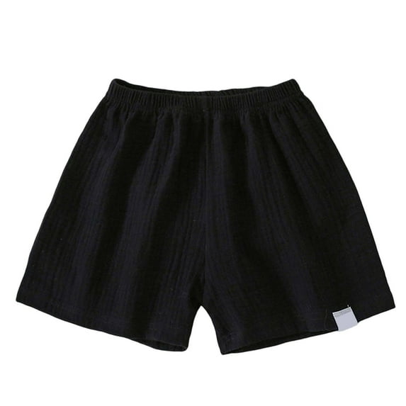 Kiijoy Toddler Boys Linen Shorts Casual Solid Breathable Lightweight Shorts, Sizes 2-3