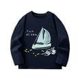 thumbnail image 1 of Kiijoy Toddler Boys Long Sleeve Cotton T Shirt Graphic Casual Comfortable Tee, Sizes 2-3, 1 of 7