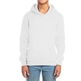 thumbnail image 1 of Kiijoy Toddler Boys Long Sleeve Hoodie Casual Active Solid Basic Pullover Sweatshirt, White, 3-4 Years, 1 of 4