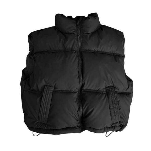 Kiijoy Toddler Boys Padded Vest for Kids Winter Sleeveless Puffer Jacket, Sizes 3-4