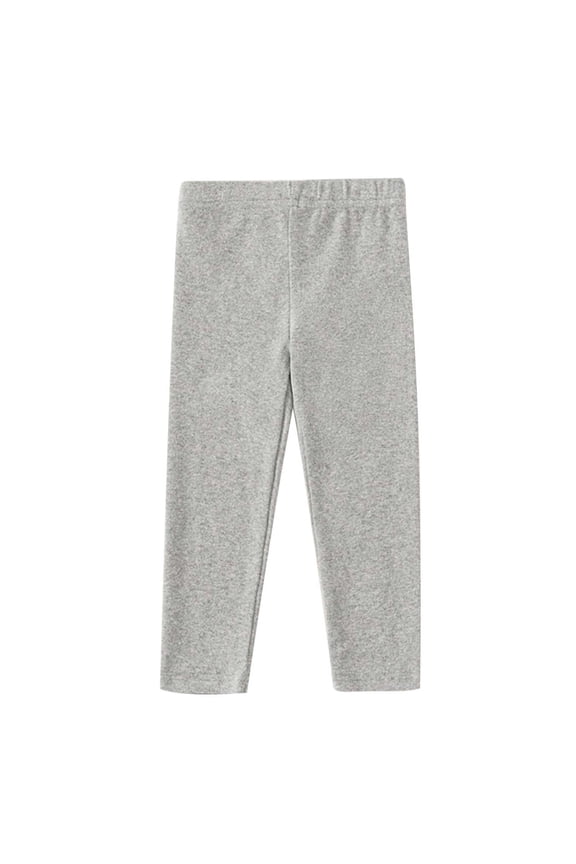 Toddler Boys Pull On Pants Solid Color Knit Elastic Waist Leggings, Sizes 3-4