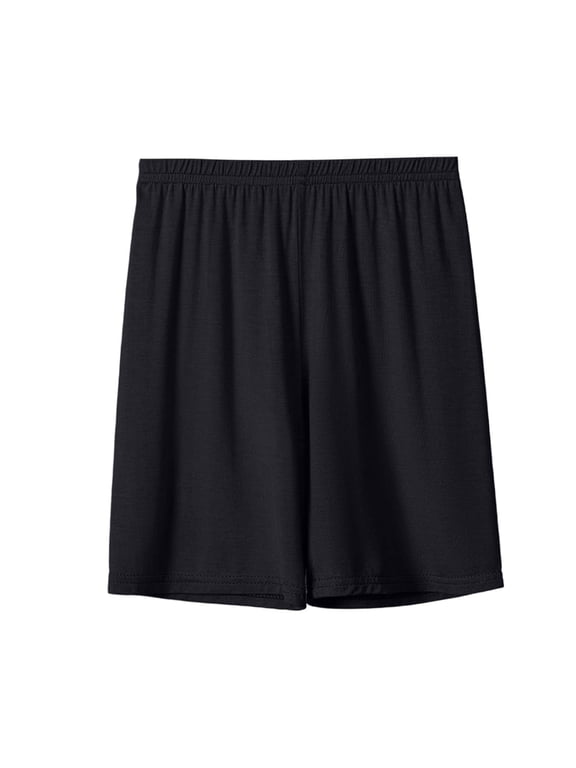 Toddler Boys Shorts Summer Casual Safety Shorts Lightweight Pull On Shorts, Black, Sizes 3-4T