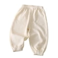 thumbnail image 1 of Kiijoy Toddler Boys Slacks Pull On Loose Knitted Jersey Pants for Children, Sizes 3-4, 1 of 8