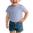 thumbnail image 1 of Kiijoy Toddler Boys T Shirt Casual Solid Plain Short Sleeve T-Shirt Summer Tee, Sizes 4-5, 1 of 8