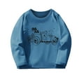 thumbnail image 1 of Kiijoy Toddler Boys T Shirt Graphic Cotton Long Sleeve T-Shirt Pullover Top, Sizes 2-3, 1 of 5