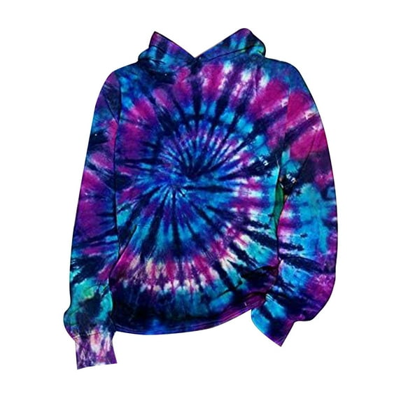 Kiijoy Toddler Boys Tie Dye Hoodie Casual Sports Pullover Hooded Sweatshirt, Sizes 2-3