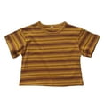thumbnail image 1 of Kiijoy Toddler Boys Vintage Striped T-Shirt Short Sleeve Crew Neck T Shirt, Sizes 1-7, 1 of 3