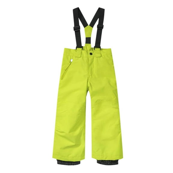 Kiijoy Toddler Boys Wide-Leg Outdoor Sports Overalls Ski Pants Strap Jumpsuit, Sizes 4-5