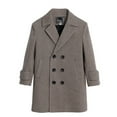 thumbnail image 1 of Kiijoy Toddler Boys Wool Blend Jacket Trendy Overcoat Double Coat, Sizes 3-4, 1 of 6