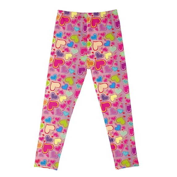 Kiijoy Toddler Girl Leggings Cute Cartoon Stretch Leggings Athletic Tights Yoga Pants, Sizes 4-5T