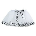 thumbnail image 1 of Kiijoy Toddler Girls Birthday Party Tutu Skirt Cow Print Cute Bowknot Performance Skirt, 1 of 5