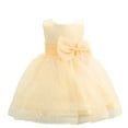 thumbnail image 1 of Kiijoy Toddler Girls Bow Sleeveless Party Dress Baby Tutu Birthday Wedding Princess Dress, 1 of 6