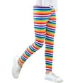 thumbnail image 1 of Kiijoy Toddler Girls Casual Stretch Leggings High Waisted Lightweight Tights, Sizes 2-13, 1 of 4