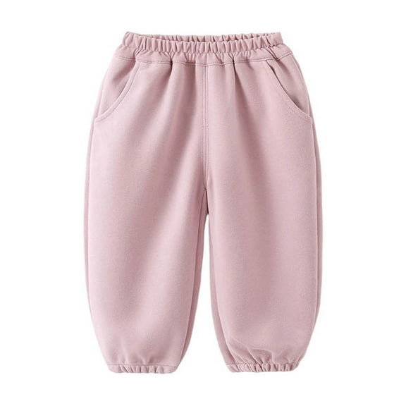 Kiijoy Toddler Girls Casual Sweatpants Active Joggers Pants for Spring Fall, Sizes 2-3