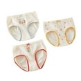 thumbnail image 1 of Kiijoy Toddler Girls Cotton Briefs Underwear Breathable Comfortable Soft Panties, 3-Pack, Sizes 2-3, 1 of 3