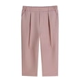 thumbnail image 1 of Kiijoy Toddler Girls Dress Pants School Uniform Pants Formal Straight Fit Trousers, Pink, 1 of 2