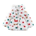 thumbnail image 1 of Kiijoy Toddler Girls Leopard Winter Warm Hooded Jacket Outerwear, Sizes 3-4, 1 of 3
