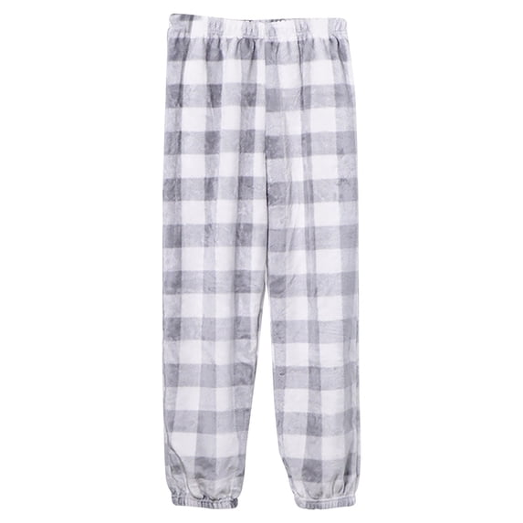 Kiijoy Toddler Girls Flannel Sleep Pants Loose Soft Fuzzy Loungewear Pants, Sizes 4-5