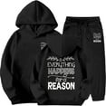 thumbnail image 1 of Kiijoy Toddler Girls Sweatsuit Letter Print Casual Hoodie and Jogger Pants Outfits, 1 of 4