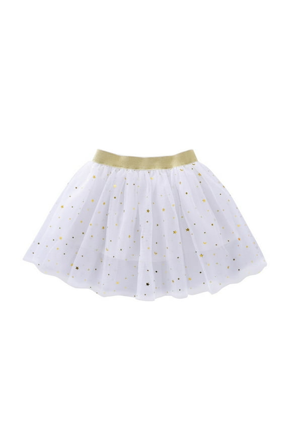 Toddler Girls Glitter Tutu Skirt Tulle Ballet Dance Skirt Princess Party Skirts