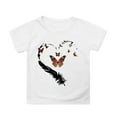 thumbnail image 1 of Kiijoy Toddler Girls Graphic T-Shirt Short Sleeve Crew Neck T Shirt for Kids, Sizes 3-4, 1 of 3