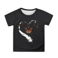 thumbnail image 1 of Kiijoy Toddler Girls Graphic T-Shirt Short Sleeve Crew Neck T Shirt for Kids, Sizes 3-4, 1 of 3