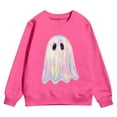 thumbnail image 1 of Kiijoy Toddler Girls Halloween Sweatshirt Cartoon Ghost Print Cute Pullover, Sizes 3-4, 1 of 3