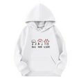thumbnail image 1 of Kiijoy Toddler Girls Hooded Sweatshirt Cute Cat Loose Hoodie Kids Long Sleeve Pullover Top, 1 of 2