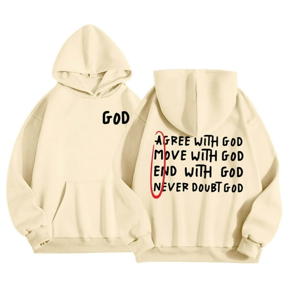 Kiijoy Toddler Girls Hoodie Long Sleeve Hooded Sweatshirt with Letter Print, Sizes 2-3