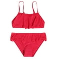 thumbnail image 1 of Kiijoy Toddler Girls Lace Ruffle Bikini Set Adjustable Strap Beach Swimsuit, Sizes 4-10, 1 of 4