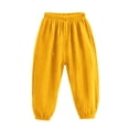 thumbnail image 1 of Kiijoy Toddler Girls Linen Harem Pants Casual Loose Lightweight Bloomers Slacks, Sizes 2-3, 1 of 2