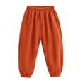 thumbnail image 1 of Kiijoy Toddler Girls Linen Harem Pants Casual Loose Lightweight Bloomers Slacks, Sizes 2-3, 1 of 2