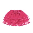 thumbnail image 1 of Kiijoy Toddler Girls Mesh Layered Tutu Skirt High Waisted Ballet Dance Skirt, Sizes 1-10, 1 of 4