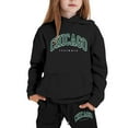 thumbnail image 1 of Kiijoy Toddler Girls Outfits Chicago Print Casual Hoodie Sweatpants Sweatsuit, Sizes 3-4, 1 of 3