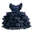 thumbnail image 1 of Kiijoy Toddler Girls Ruffle Layered Princess Dress Pageant Birthday Party Dress, Sizes 3-9, 1 of 8