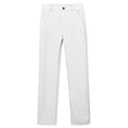 thumbnail image 1 of Kiijoy Toddler Girls School Uniform Stretch Pull On Pants Casual Straight Pant, Sizes 5-14, 1 of 4