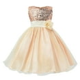 thumbnail image 1 of Kiijoy Toddler Girls Sequins Sleeveless Tutu Dress Birthday Party Princess Dress, Sizes 3-10, 1 of 4