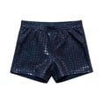 thumbnail image 1 of Kiijoy Toddler Girls Shiny Sequins Shorts Stage Performance Dance Booty Shorts, Black, Sizes 3-4T, 1 of 3