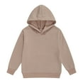 thumbnail image 1 of Kiijoy Toddler Girls Solid Hoodie Cotton Casual Hooded Sweatshirt Pullover Top, Sizes 2-3, 1 of 3