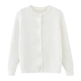 thumbnail image 1 of Kiijoy Toddler Girls Sweater Soft Button Front Knitted Cardigan Knitwear Coat, Sizes 3-4, 1 of 6