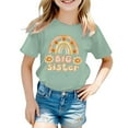 thumbnail image 1 of Kiijoy Toddler Girls T Shirt Letter Print Short Sleeve T-Shirt Casual Tee Top, Sizes 3-4, 1 of 3