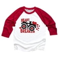 thumbnail image 1 of Kiijoy Toddler Girls Valentine's Day T-Shirt Graphic Long Sleeve T Shirt, Sizes 4-5, 1 of 2