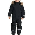thumbnail image 1 of Kiijoy Tween Boys Glow In The Dark Snowsuit Waterproof Outdoor Winter Jumpsuit, Sizes 12-13, 1 of 4