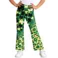 thumbnail image 1 of Kiijoy Yoga Pants for Toddler Girls Casual Athletic High Rise Stretch Flared Leggings, Sizes 1-2, 1 of 3