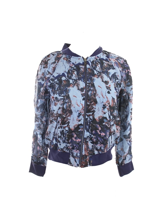 Blue Printed Shelby Reversible Jacket XL