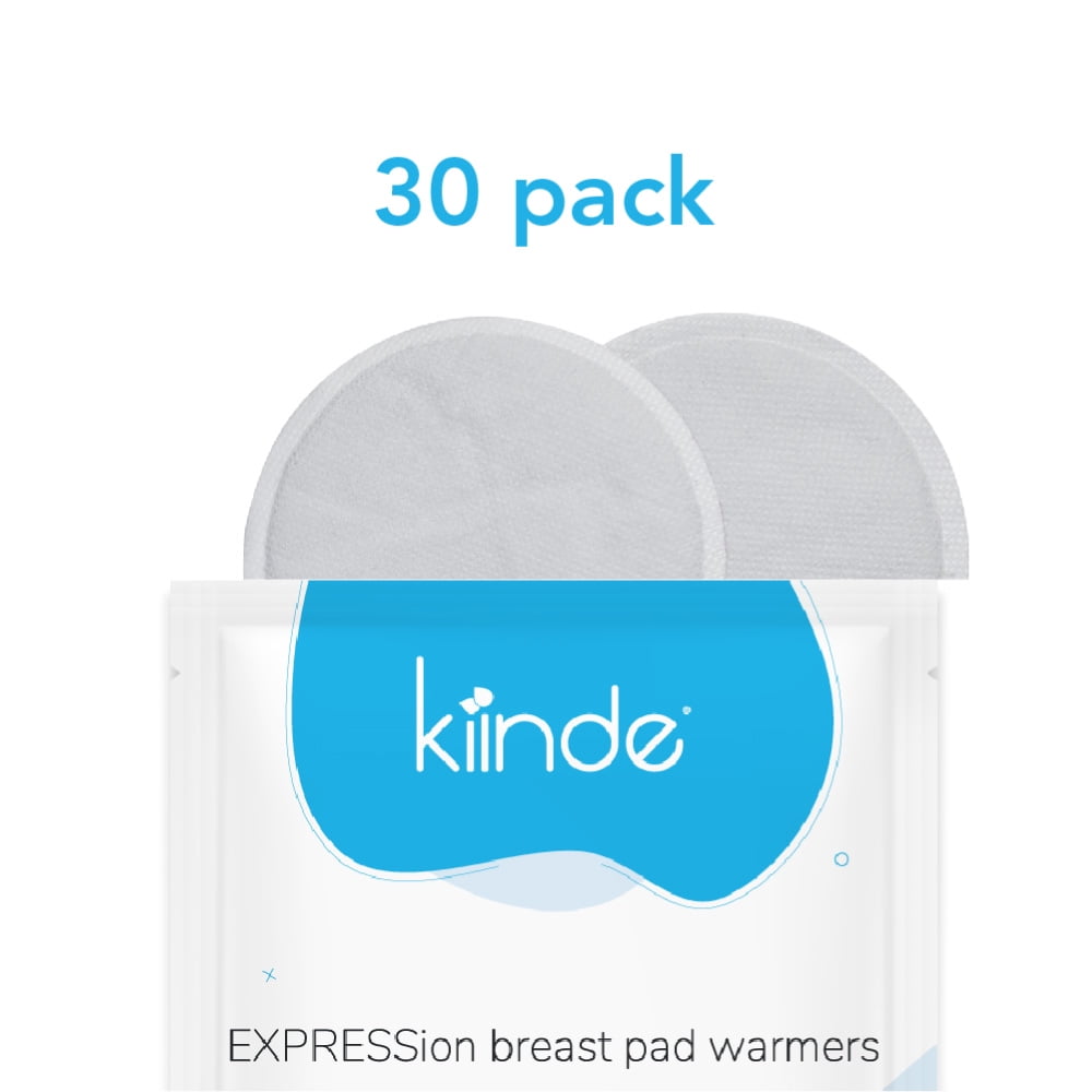 Kiinde Expressions Breast Pads Starter Pack | Disposable Nursing Pads and  Reusable Nursing Pads with Heating Pads for Postpartum Nipple Relief and