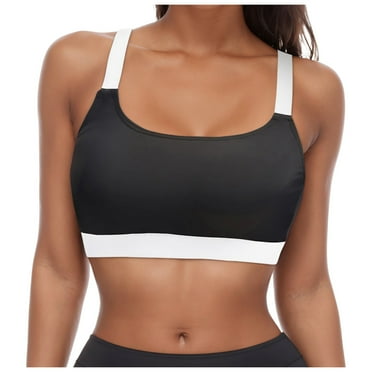 Kiittyyyy Bikini Tops for Women Push Up - Swimsuit Tops for Women Plus Size on Sale Padded Tankini Tops for Women Cross Back Tie Cross Back Womens Bathing Suit Tops